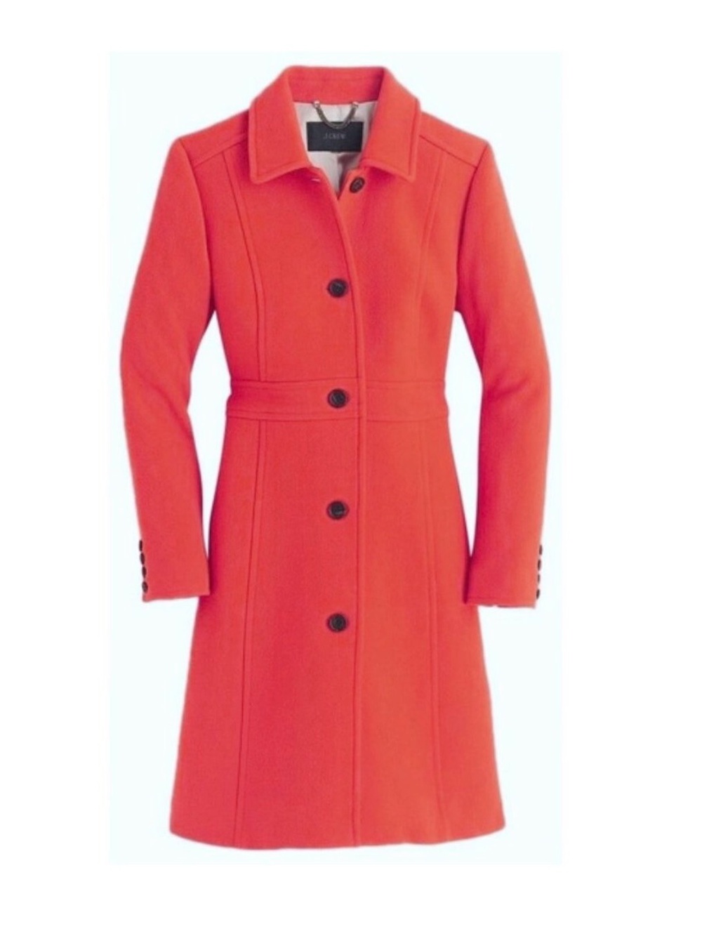 J Crew Classic lady day coat in Italian double-cloth wool with Thinsulate
